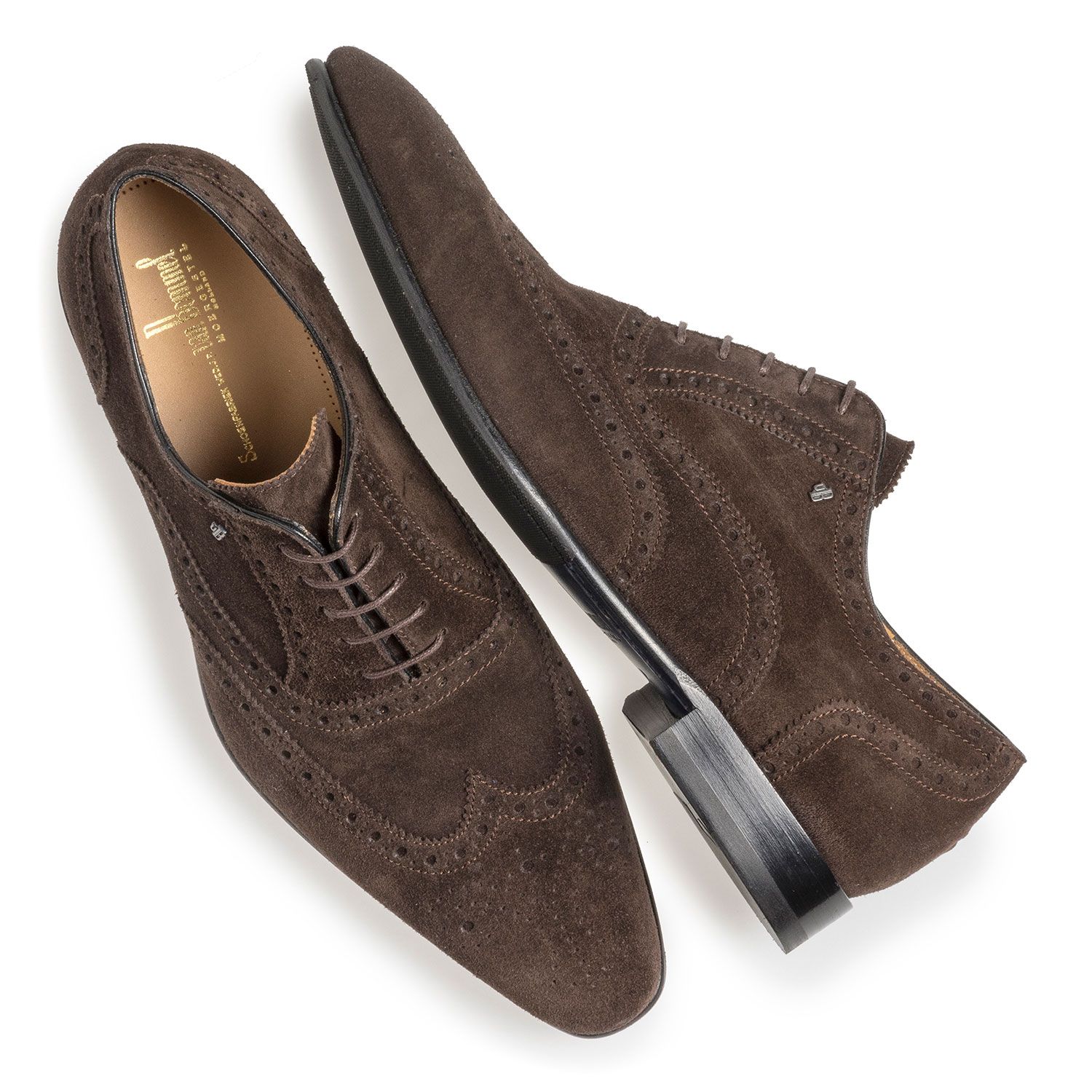 19295/01 - Dunkelbrauner Wildleder-Brogue 19295/01 - Dunkelbrauner Wildleder-Brogue
