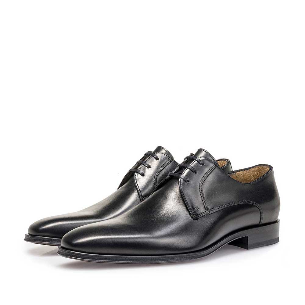 14299/00 - Schwarzer Kalbsleder-Schnürschuh 14299/00 - Schwarzer Kalbsleder-Schnürschuh