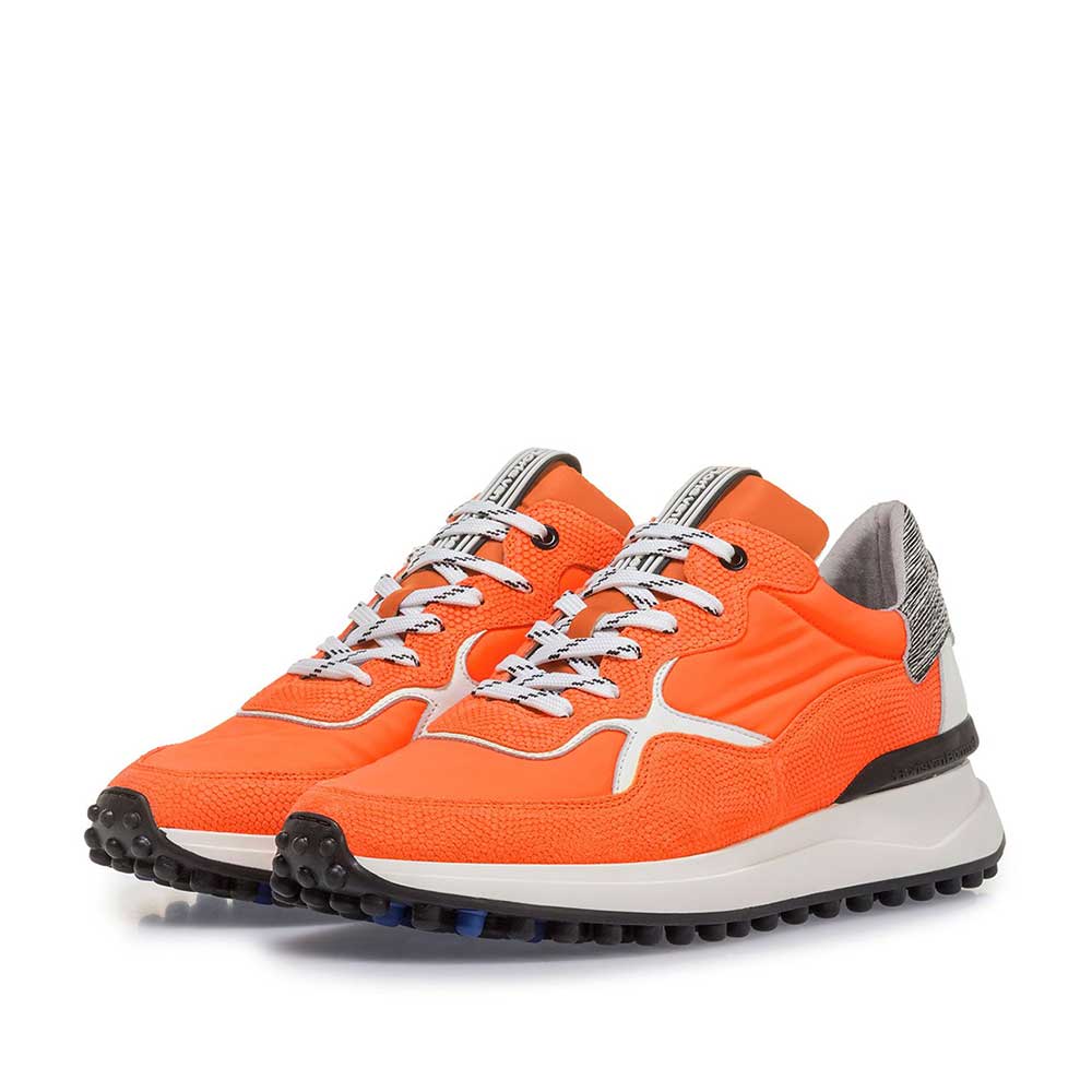 16303/12 - Premium orange sneaker with print 16303/12 - Premium orange sneaker with print