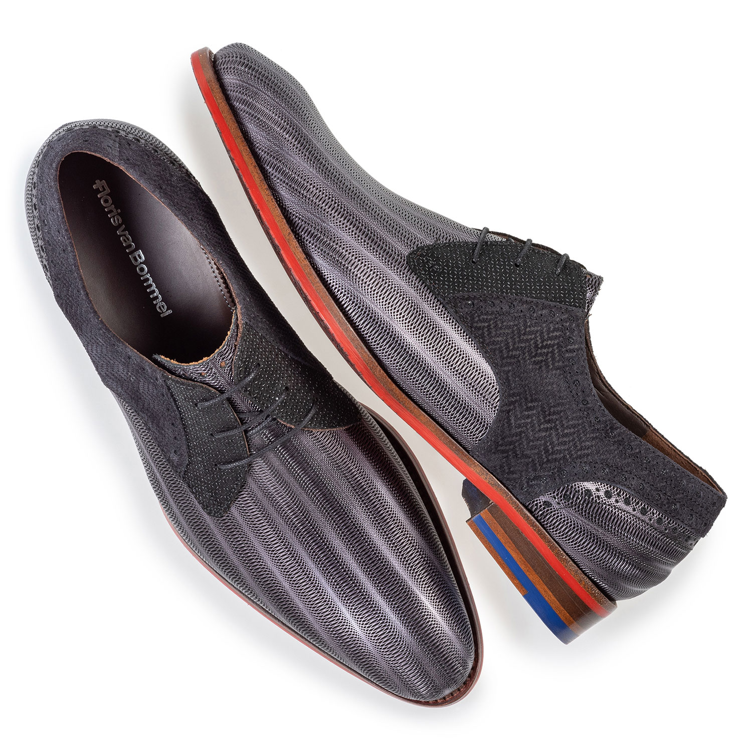 18107/17 - Schnürschuh metallic schwarz 18107/17 - Schnürschuh metallic schwarz