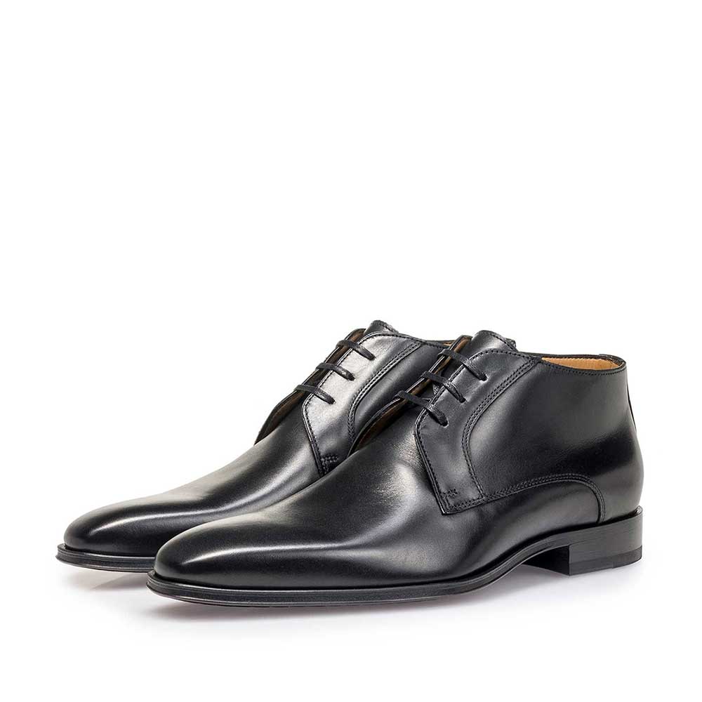10599/00 - Schwarzer Kalbsleder-Schnürschuh 10599/00 - Schwarzer Kalbsleder-Schnürschuh