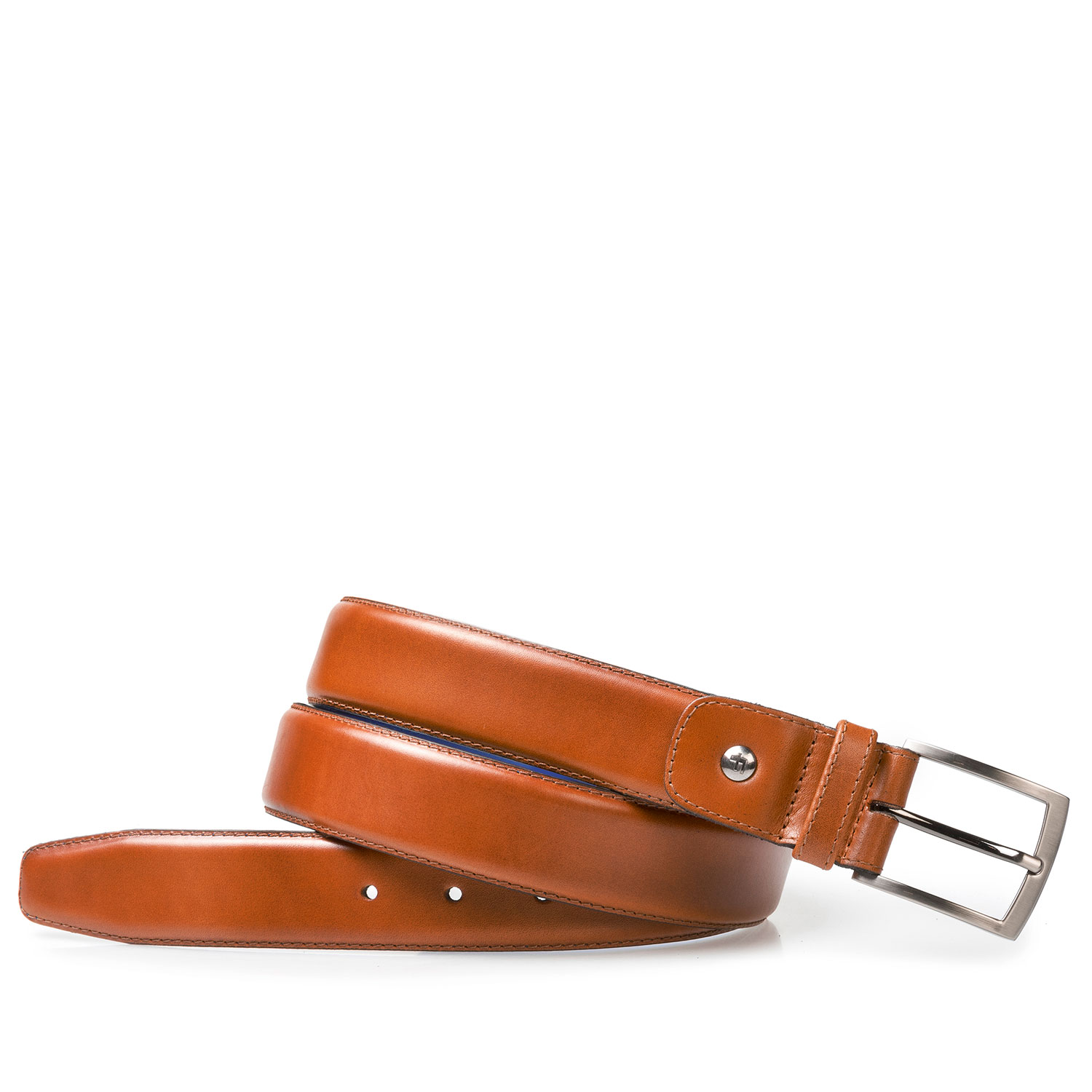 75046/02 - Cognac-coloured leather belt 75046/02 - Cognac-coloured leather belt