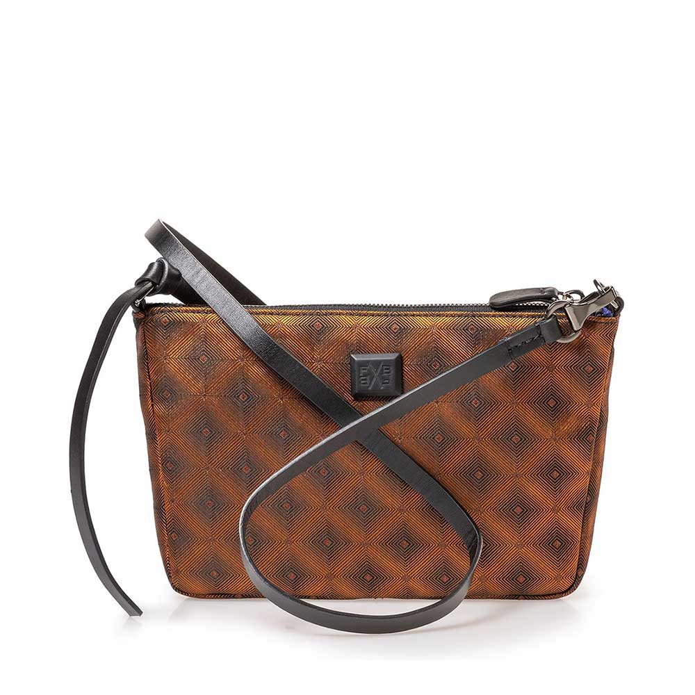 89019/39 - Tasche braun Textil mit Print 89019/39 - Tasche braun Textil mit Print