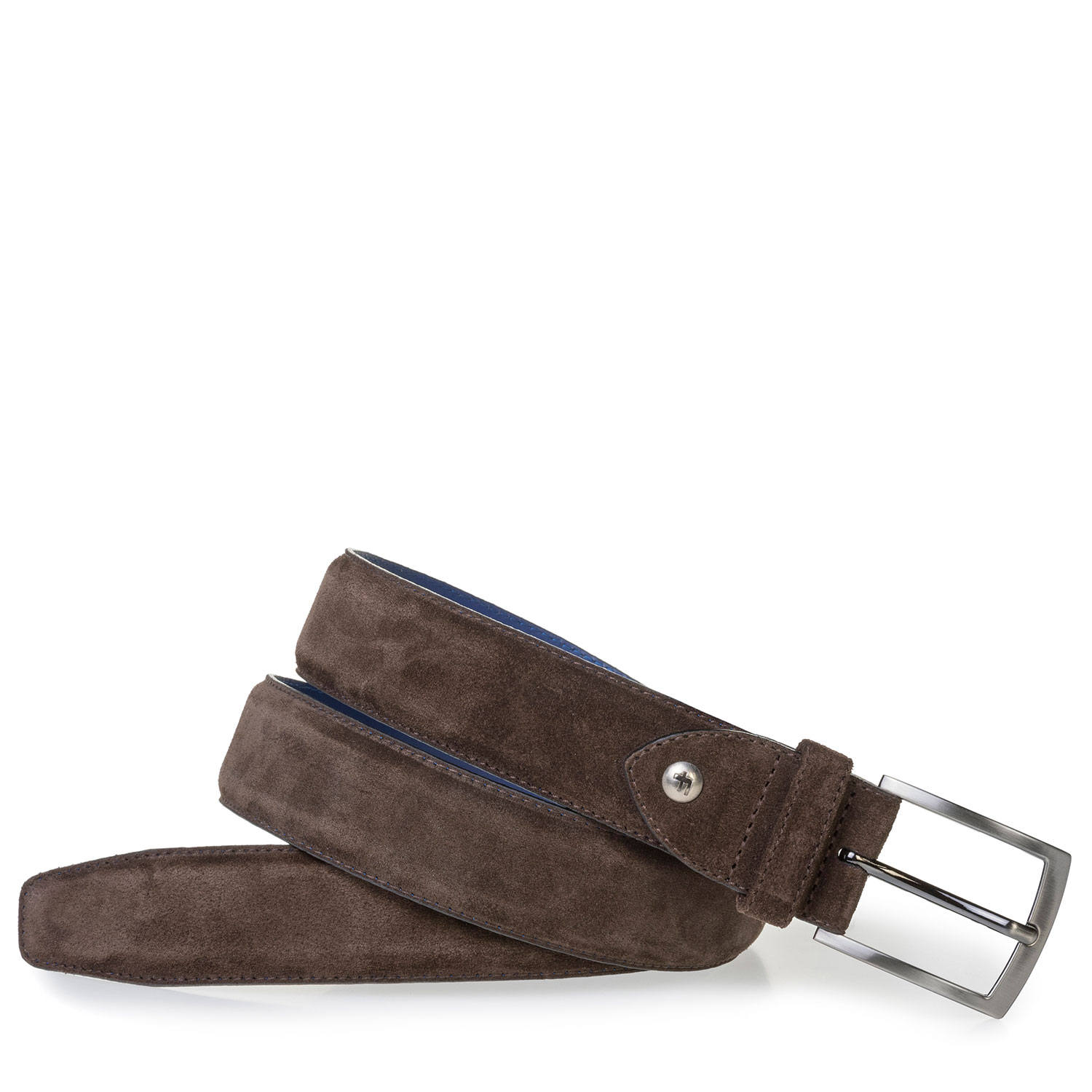 75201/69 - Brown suede leather belt 75201/69 - Brown suede leather belt