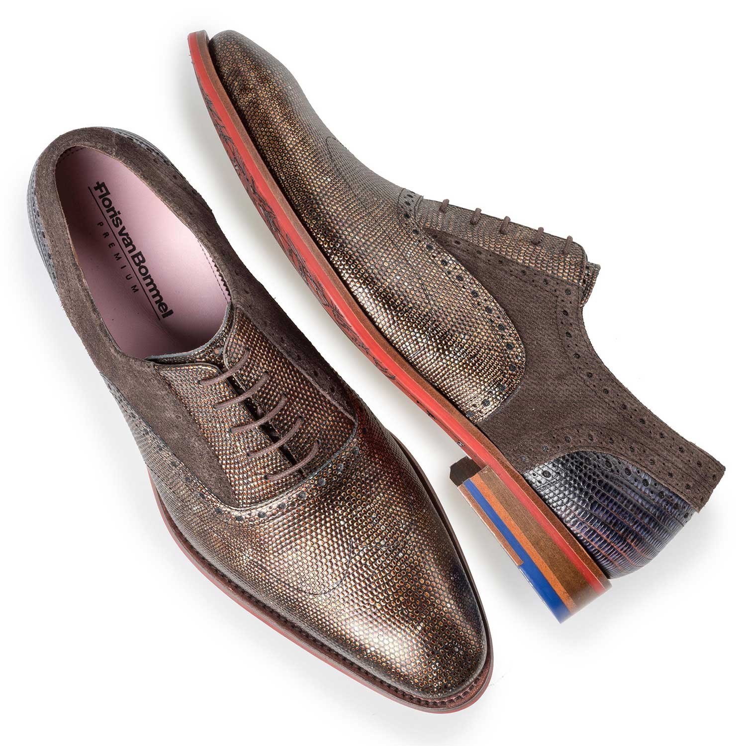 19117/00 - Bronze-coloured Premium leather lace shoe 19117/00 - Bronze-coloured Premium leather lace shoe