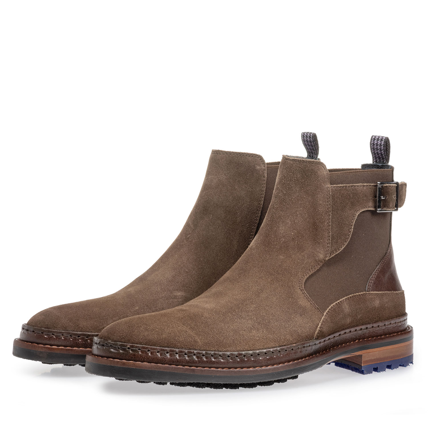 10529/07 - Chelsea Boot Wildleder dunkel taupefarben 10529/07 - Chelsea Boot Wildleder dunkel taupefarben